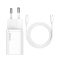 Baseus Super Si 1C 20W USB-C gyorstöltő fehér kivitelben, 1 m-es USB-C–Lightning kábellel