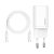 Baseus Super Si hálózati gyorstöltő 25W, USB Type-C, fehér + 3A USB Type-C, 1m kábel