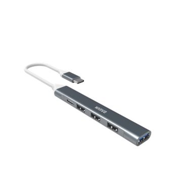 MARVO UH008 Concentrator - Type-C, 1x USB3.0, 3x USB2.0