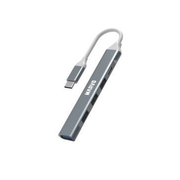 MARVO UH008 Concentrator - Type-C, 1x USB3.0, 3x USB2.0