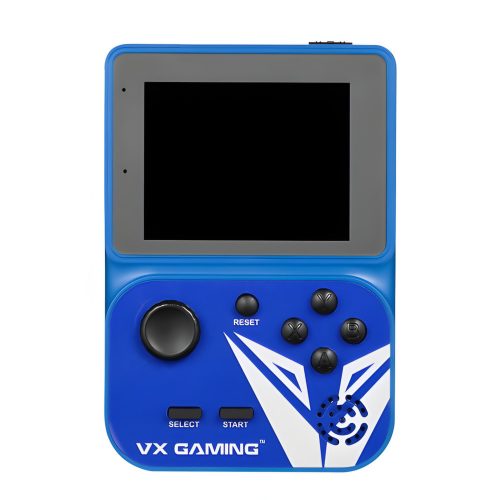 VX Gaming Új kézi Retro játék konziol, 4GB Micro SD-vel, kék