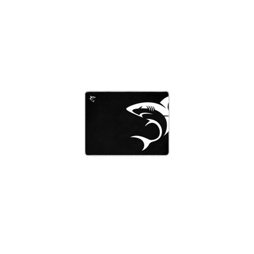 White Shark SHARK M gamer egérpad fekete-fehér színben, kompakt méretben