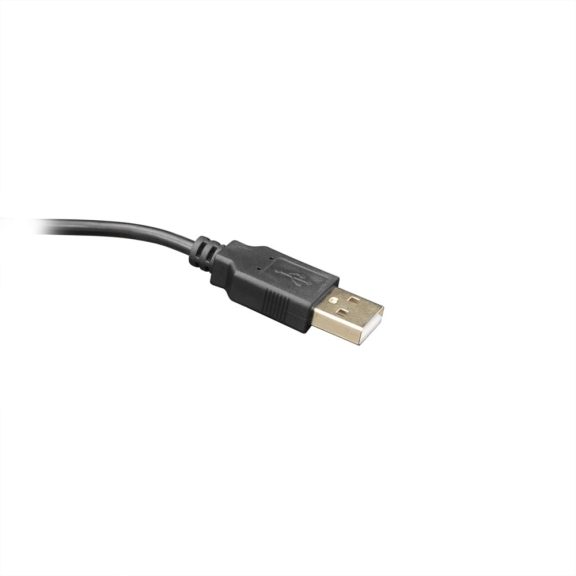 White Shark OWL webkamera Full HD felbontással, dupla CMOS szenzorral és USB 2.0 csatlakozással, fekete színben.