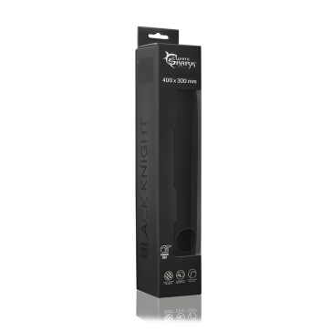 White Shark BLACK KNIGHT fekete-sárga gamer egérpad felülnézetből