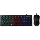 Baracuda BGC-011B ORCA BLACK - Billentyűzet, egér gamer csomag - Fekete - US