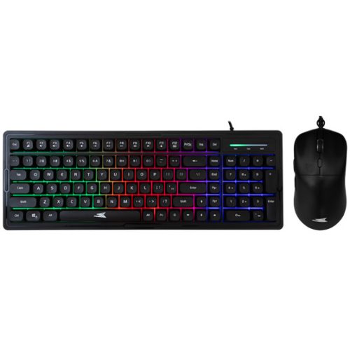 Baracuda BGC-011B ORCA BLACK - Billentyűzet, egér gamer csomag - Fekete - US