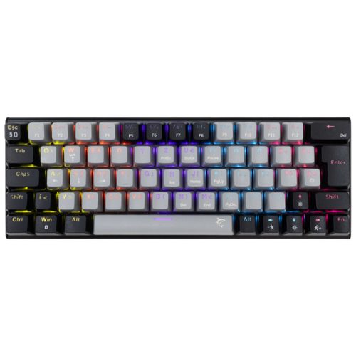 White Shark GK-002713V2-G-B/R-HU WAKIZASHI-2 vezetékes mechanikus gamer billentyűzet - fekete - HU