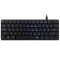 White Shark NAGAMAKI Black kompakt mechanikus gaming billentyűzet red low profile switch-ekkel és rainbow világítással.