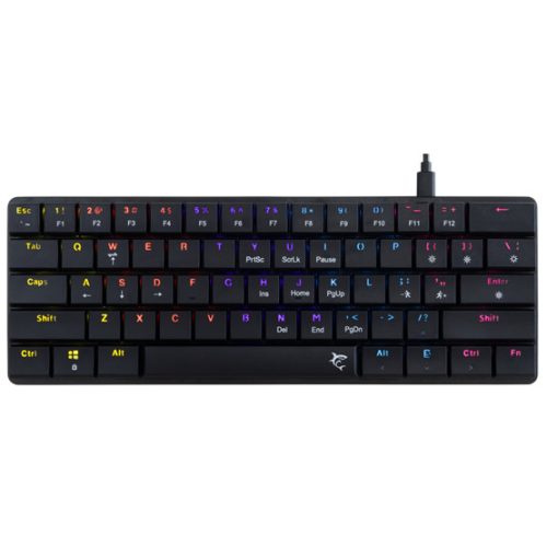 White Shark GK-006131-B/BR-US NAGAMAKI vezetékes mechanikus (Brown switch) gamer billentyűzet - fekete - US