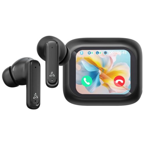 SBOX EB-TWS08-B bluetooth v5.4 in-ear fülhallgató touch kijelzővel és mikrofonnal - BR+EDR+BLE - fekete