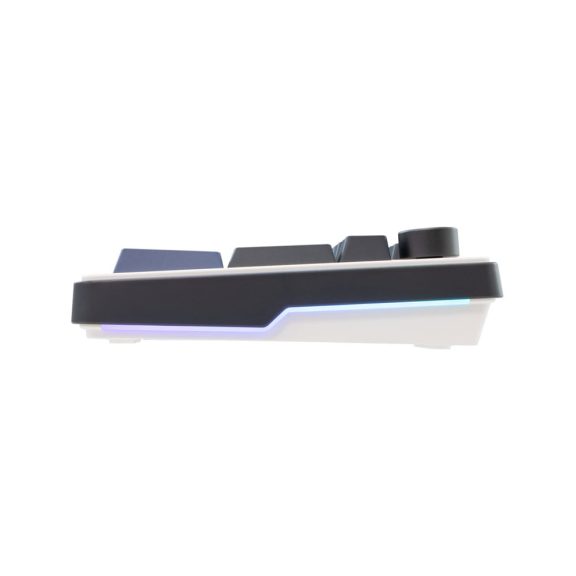 White Shark Excalibur L mechanikus gaming billentyűzet, RGB, tri-mode csatlakozás, US kiosztás, fehér