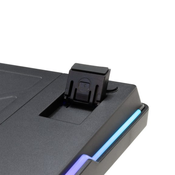 White Shark Excalibur L mechanikus gaming billentyűzet, RGB, tri-mode csatlakozás, US kiosztás, fekete