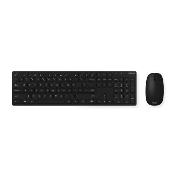 Asus W5000 fekete vezeték nélküli billentyűzet és egér szett ultravékony kialakítással.