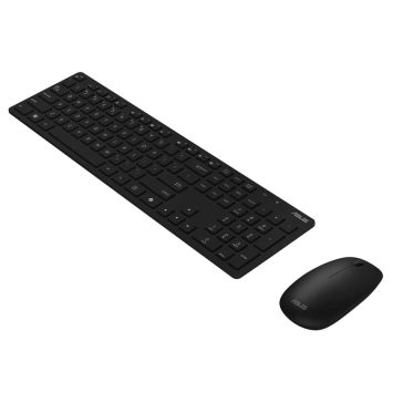 Asus W5000 fekete vezeték nélküli billentyűzet és egér szett ultravékony kialakítással.
