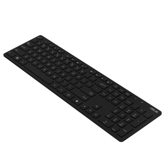 Asus W5000 fekete vezeték nélküli billentyűzet és egér szett ultravékony kialakítással.