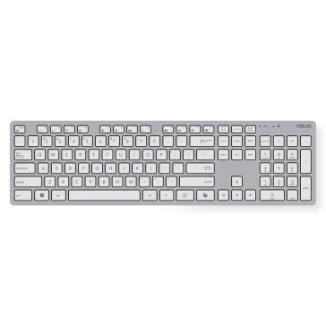 Asus W5000 fehér vezeték nélküli billentyűzet és egér szett ultravékony kialakítással.
