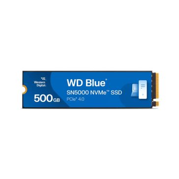 WD Blue 500GB SN5000 NVMe SSD, PCIe Gen4 - WDS500G4B0E