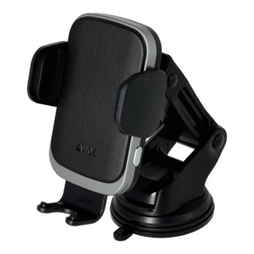   AVAX WH601 Feely+ vezeték nélküli autós töltő, 15 W, Smart Touch, Fekete