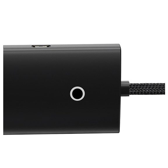 Baseus Lite 4-Port USB Type-A HUB dokkoló állomás, 2m, fekete