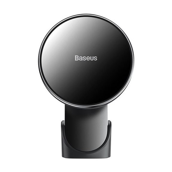 Baseus Big Energy Magnetic szellőzőrácsra, műszerfalra rögzíthető, vezeték nélküli autós telefon töltő és tartó, fekete
