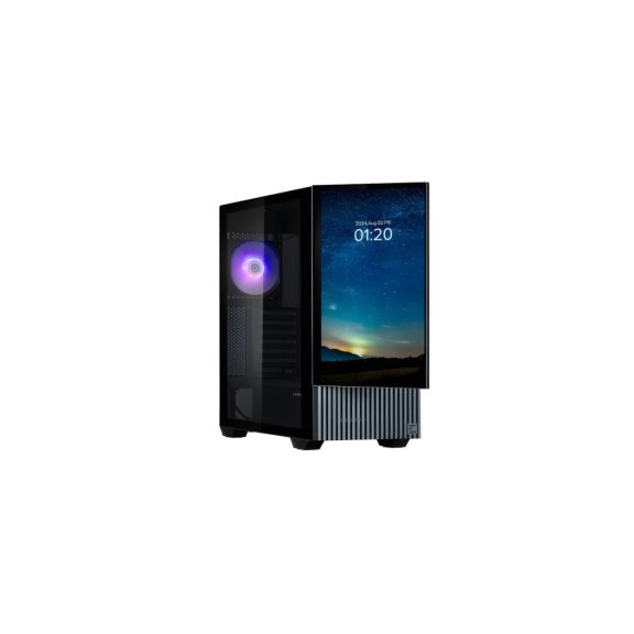Zalman Z10 DS számítógépház beépíthető 15.6 hüvelykes IPS kijelzővel