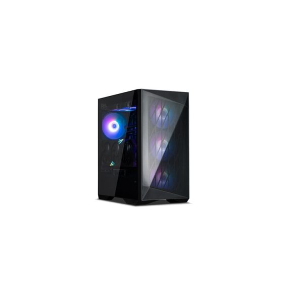Zalman Z9 Iceberg MS ATX miditorony számítógépház, edzett üveg, fekete