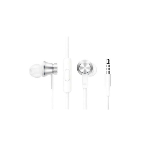 Xiaomi Mi In-Ear Basic ezüst fülhallgató mikrofonos kialakítással