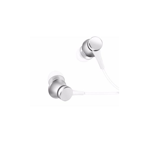 Xiaomi Mi In-Ear Basic ezüst fülhallgató mikrofonos kialakítással