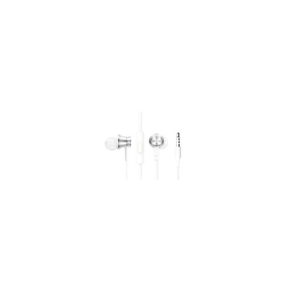 Xiaomi Mi In-Ear Basic ezüst fülhallgató mikrofonos kialakítással