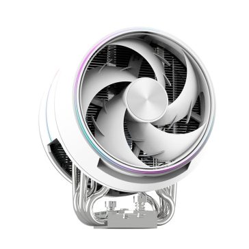   Zalman ZET 5 WHITE CPU hűtő Intel/AMD processzorokhoz, 220W TDP, fehér