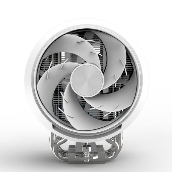 Zalman ZET 5 WHITE CPU hűtő Intel/AMD processzorokhoz, 220W TDP, fehér
