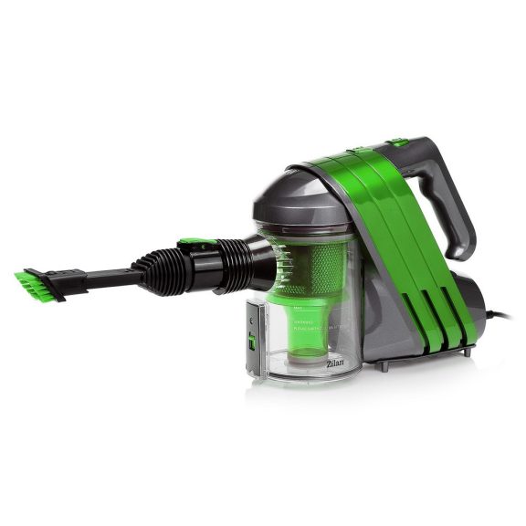 Zilan ZLN1758 2 az 1-ben vezetékes kézi porszívó, 600W, teleszkópos, zöld/szürke