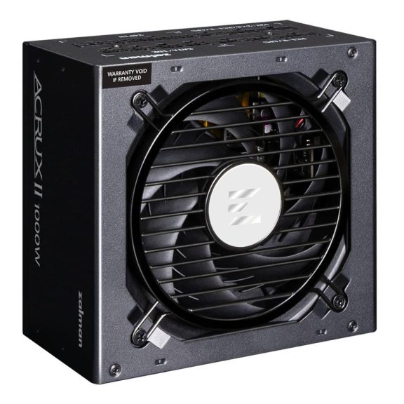 Zalman ACRUX II ATX tápegység, 1000W, 80 Plus Platinum, teljesen moduláris, fekete - ZM1000-ARX2