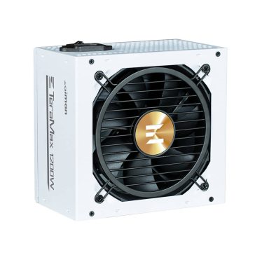   Zalman TeraMax II ATX tápegység, 1200W, 80 Plus Gold, moduláris, fehér - ZM1200-TMX2