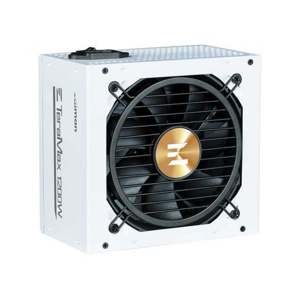 Zalman TeraMax II ATX tápegység, 1200W, 80 Plus Gold, moduláris, fehér - ZM1200-TMX2
