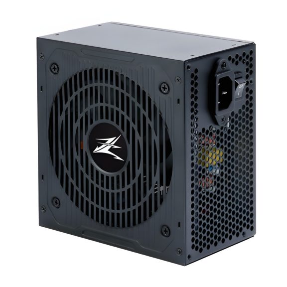Zalman MegaMax 600W tápegység, 80 PLUS 230V EU, aktív PFC, 120 mm HDB, fekete - ZM600-TXII