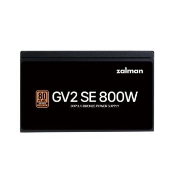   Zalman 800W - ZM800-GV2SE - 80+ Bronze -  ATX 12V Ver 2.52 - Fekete Tápegység