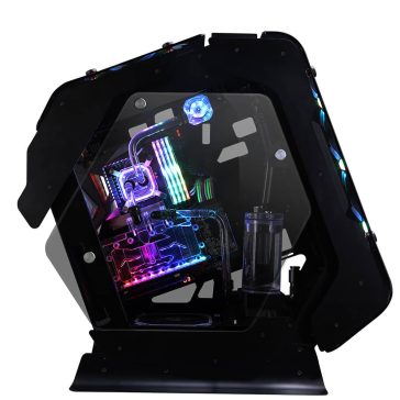   Zalman Z-Machine 500 számítógépház, ATX, edzett üveg, RGB ventilátorok, fekete