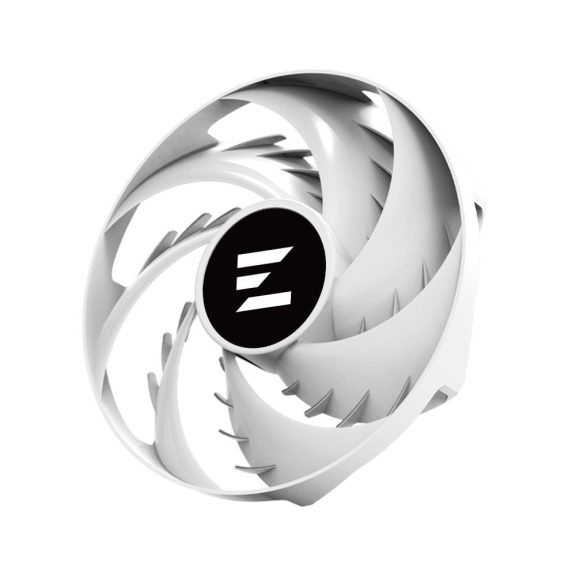 Zalman ZM-AF120 ARGB BLACK 120 mm-es PWM házhűtő ventilátor vibráló ARGB fénnyel.