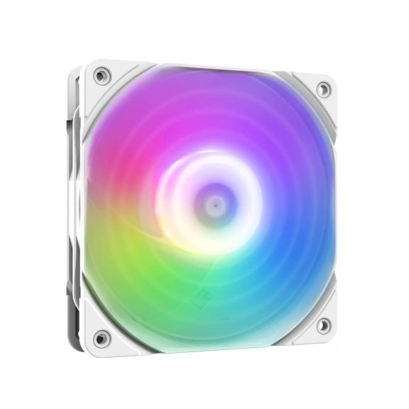 Zalman ZM-AF120R ARGB ventilátor, 120 mm, reverse blade, PWM, ARGB világítás, fehér