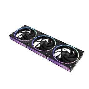   Zalman ZM-DF120 A3 házventilátor szett, 3 darabos, 120 mm, PWM, ARGB világítás, fekete - ZM-DF120-A3-BLACK