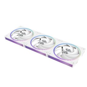   Zalman ZM-DF120 A3 házventilátor szett, 3 darabos, 120 mm, PWM, ARGB világítás, fehér - ZM-DF120-A3-WHITE