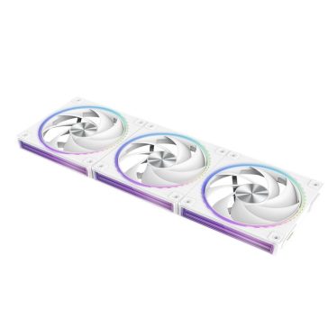   Zalman ZM-DF120 A3 házventilátor szett, 3 darabos, 120 mm, PWM, ARGB világítás, fehér - ZM-DF120-A3-WHITE