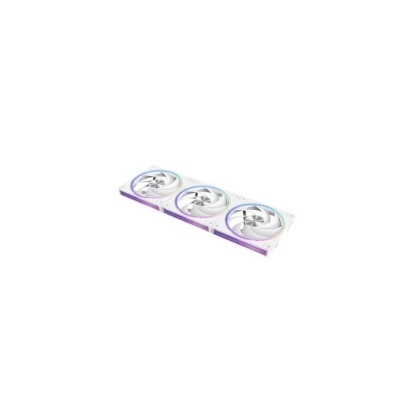 Zalman ZM-DF120 A3 házventilátor szett, 3 darabos, 120 mm, PWM, ARGB világítás, fehér - ZM-DF120-A3-WHITE