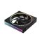  Zalman ZM-DF120 házventilátor, 120 mm, PWM, ARGB világítás, mágneses rögzítés, fekete - ZM-DF120-BLACK