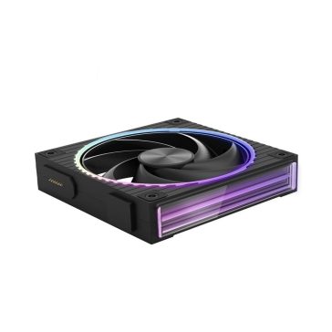    Zalman ZM-DF120 házventilátor, 120 mm, PWM, ARGB világítás, mágneses rögzítés, fekete - ZM-DF120-BLACK