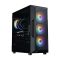 Zalman i3 NEO V2 ATX miditorony számítógépház, 4x ventilátor, edzett üveg, fekete