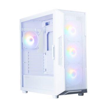   Zalman i3 NEO V2 ATX miditorony számítógépház, 4x ventilátor, edzett üveg, fehér