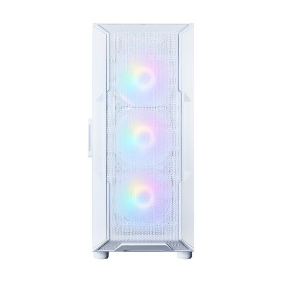 Zalman i3 NEO V2 ATX miditorony számítógépház, 4x ventilátor, edzett üveg, fehér