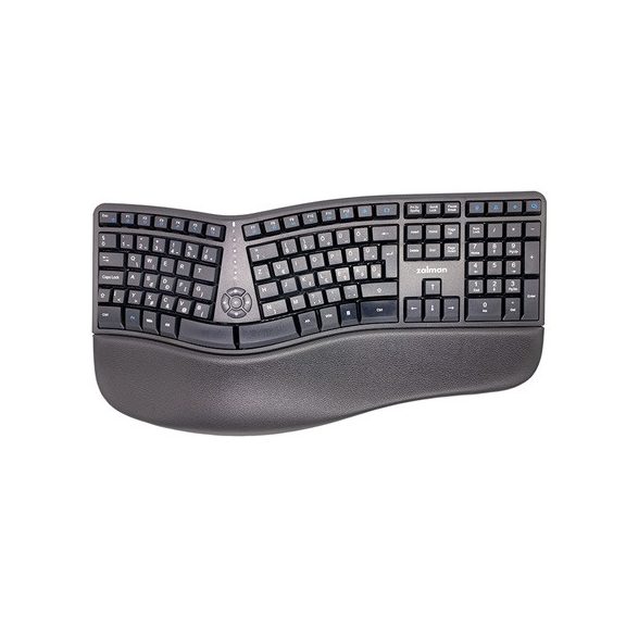 Zalman ZM-K690M Magyar Ergonomikus Billentyűzet + egér Kombó (A-típusú egérrel)